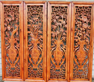 木雕屏風(fēng) 古典藝術(shù)與實(shí)用空間的完美融合